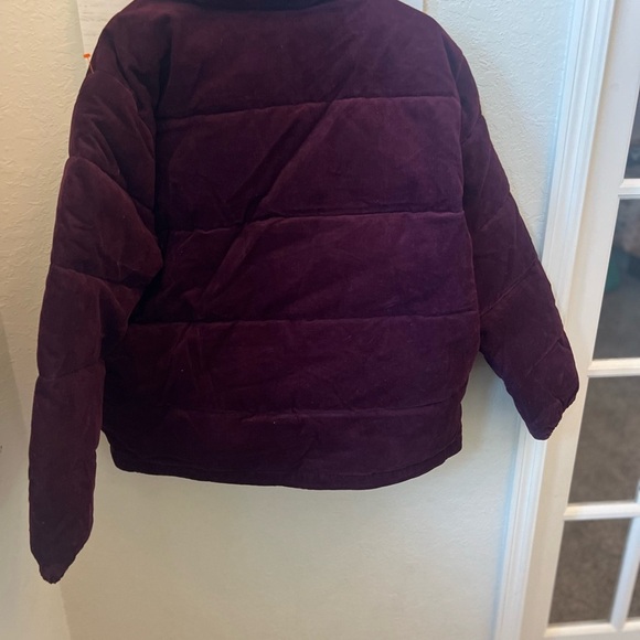 Levi’s Women’s Corduroy Jacket Maroon - Picture 7 of 10